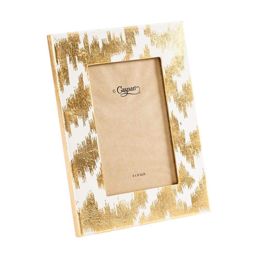 Gold Modern Moiré Lacquer Picture Frame
